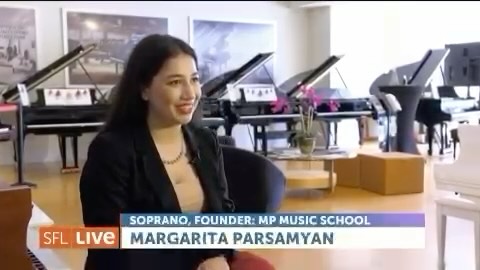 Instagram reel cover: founder Margarita Parsamyan in a televised interview
